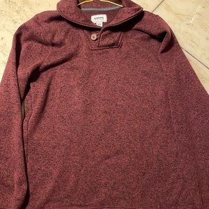 Boys cowl neck sweater.